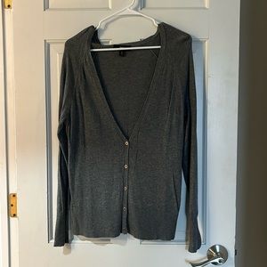 Mossimo grey lightweight cardigan